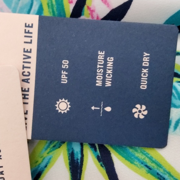 Tommy Bahama Floral Print Skorts with Green Visor Size S - Picture 12 of 13